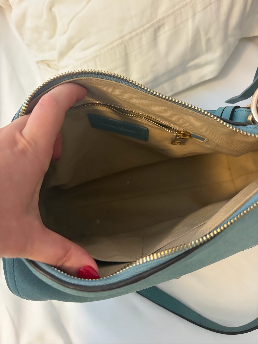 See By Chloe Teal Ring-Tassel Crossbody Bag - Picture 3 of 4